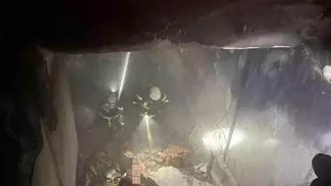 Siirt'te Eski Üniversitede Yangın