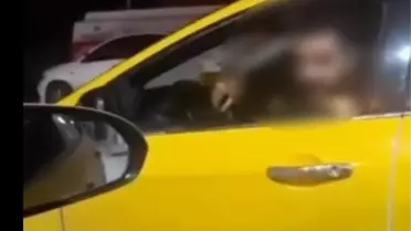 Taksi Şoförü Tartıştı, Müşteri Panic Geçirdi