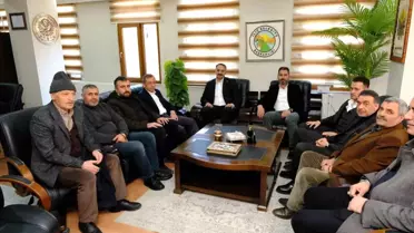 Tanoğlu, İliç'te esnafı ziyaret etti, iftarda buluştu