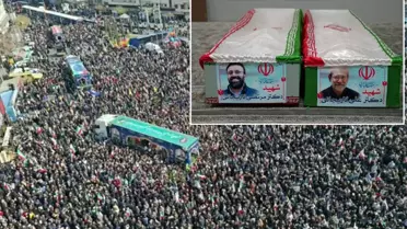 Ali Laricani son yolculuğuna uğurlanıyor! İran'dan gövde gösterisi gibi cenaze töreni