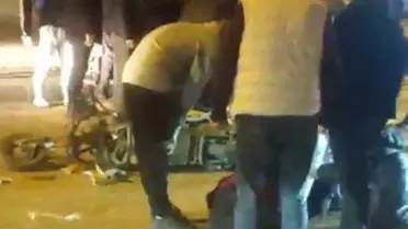 Batman'da feci kaza! Otomobil ile motosiklet çarpıştı