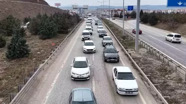 Kırıkkale'de Bayram Trafiği Yoğunlaştı