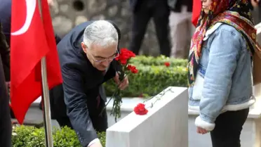 Bursa protokolünden Pınarbaşı Şehitliği'ne anlamlı ziyaret