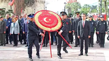 Çeşme'de 18 Mart Çanakkale Zaferi törenle anıldı