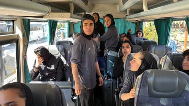 İran Milli Kadın Futbol Takımı kafilesi Türkiye'de
