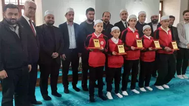 Devrek'te Küçük Hafızlara Ödül