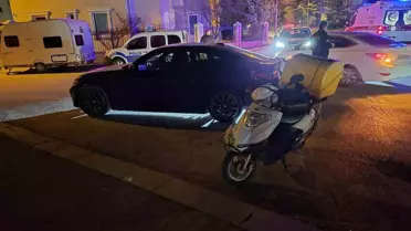 Eskişehir'de Kurye Motosiklet Kazası