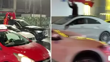 Şampiyon ilan edilince sokaklara döküldüler