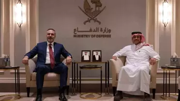 Hakan Fidan Katar'da