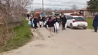 Geçkinli Köyü'nde Şeker Toplama Geleneği