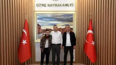 Kaymakam Baycar, Down Sendromlu Erdal'ı Ağırladı