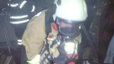 Kırıkhan'da ev yangını