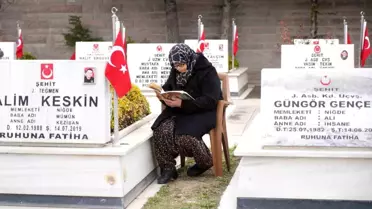 Niğde'de bayram arifesinde şehitlikler ziyaret edildi
