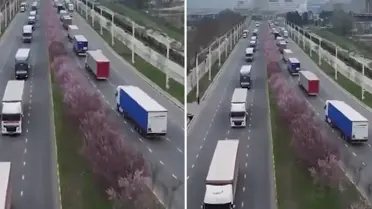 Tacikistan'dan İran'a giden konvoy tartışma yarattı: İnsani yardım mı, İHA sevkiyatı mı?