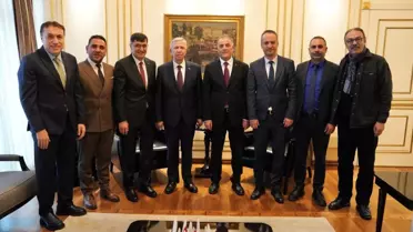 Başkan Kahveci'den şehirler arası iş birliği için önemli görüşme