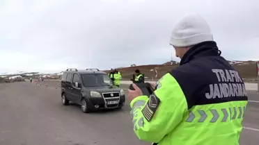 Bayburt'ta Bayram Trafik Denetimi