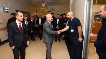 Görev başındaki personellerin bayramı kutlandı