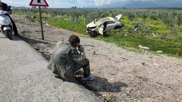 Hatay'da Trafik Kazası: Sürücü Kaza Yara Almadan Kurtuldu