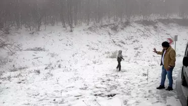 Ganos Dağı'nda Kar Keyfi