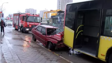 Ümraniye'de Trafik Kazası: Sürücü Yaralandı