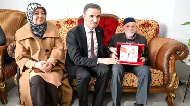 Vali Baruş'tan Kore Gazisi Ziyareti