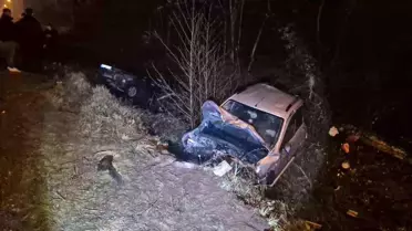 Düzce'de Yağışlı Havada Kaza: 6 Yaralı