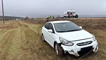 Bilecik'te Islak Yolda Kaza: 2 Yaralı