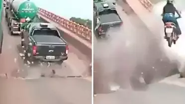 Brezilya'daki ''Kıyamet'' görüntüleri ilk kez ortaya çıktı: 50 metre yükseklikten Tocantins Nehri'ne çakıldılar