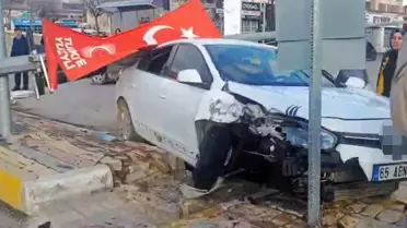 Erciş'te Trafik Kazası: 1 Yaralı