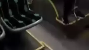 Otobüste mide bulandılar anlar! Yolcu saniye saniye kaydetti