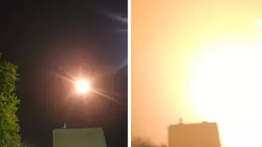 İran'dan İsrail'e füze saldırısı! Nükleer santralin bulunduğu bölgede şiddetli patlama