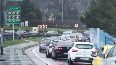 İstanbul'da bayramın 2'nci gününde trafik yoğunluğu - 1