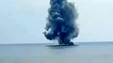 Deniz Aracı İmha Edildi