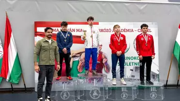 U20 Güreş Takımı Macaristan'da Şampiyon