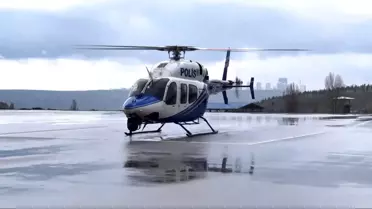 Ankara'da Bayram Trafigi Helikopterle Denetim Altında