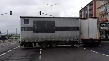 Tekirdağ-İstanbul Yolunda Trafik Yoğunluğu