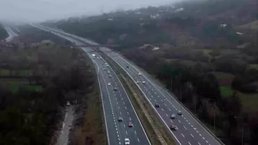 Bolu Geçişinde Dönüş Trafiği Yoğun