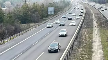 Anadolu Otoyolu'nda Hafif Yoğunluk