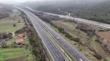 Bolu Geçişinde Trafik Rahat