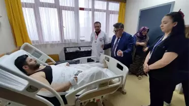 Rektör Özölçer, Ramazan Bayramı'nda BEUN Hastanesi'ni Ziyaret Etti