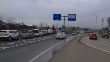 Bursa-Ankara Yolunda Yoğun Trafik