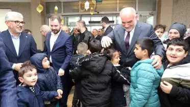 Canik'te Ramazan bayramı bayramlaşması