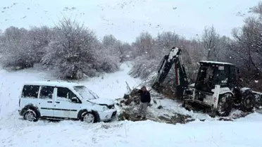 Hakkari'de Kar Kazası: 2 Yaralı