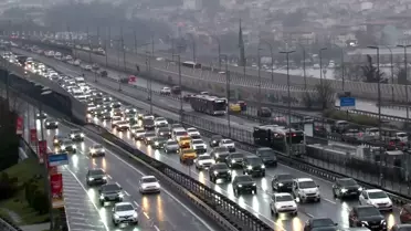 İstanbul'da trafik yoğunluğu yüzde 60'a ulaştı