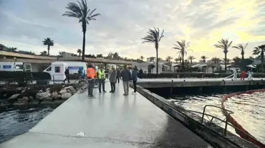 Bodrum'daki Yangın Sonrası Temizlik Başladı