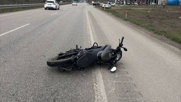 Samsun'da motosiklet kazası: Sürücü ağır yaralı