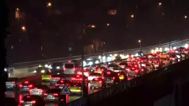 15 Temmuz Şehitler Köprüsü'nde Bayramtrafik Yoğunluğu