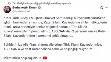 Siyasilerden helikopter kazası şehitleri için taziye mesajları
