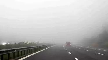 Düzce'de Yoğun Sis, Sürücülere Uyarı