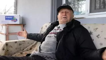 Yemek yapamayan 86 yaşındaki Necmettin dedenin imdadına 'Gönül Kazan' yetişti